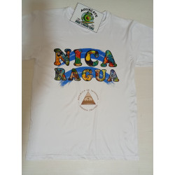 Camiseta Nicaragua Arte Cultural Blanca – Diseño Sublimado | Aguacate 505
