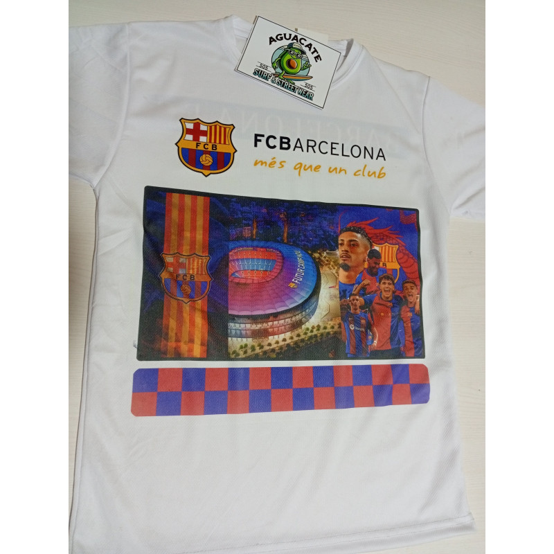 Camiseta FC Barcelona Blanca – Adulto | Edición Histórica