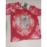 Camiseta Hello Kitty Niña – Tie Dye Rojo/Blanco con Sublimado