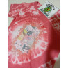 Camiseta Hello Kitty Niña – Tie Dye Rojo/Blanco con Sublimado