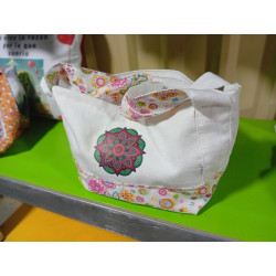 Bolso de tela artesanal Virgen de Guadalupe